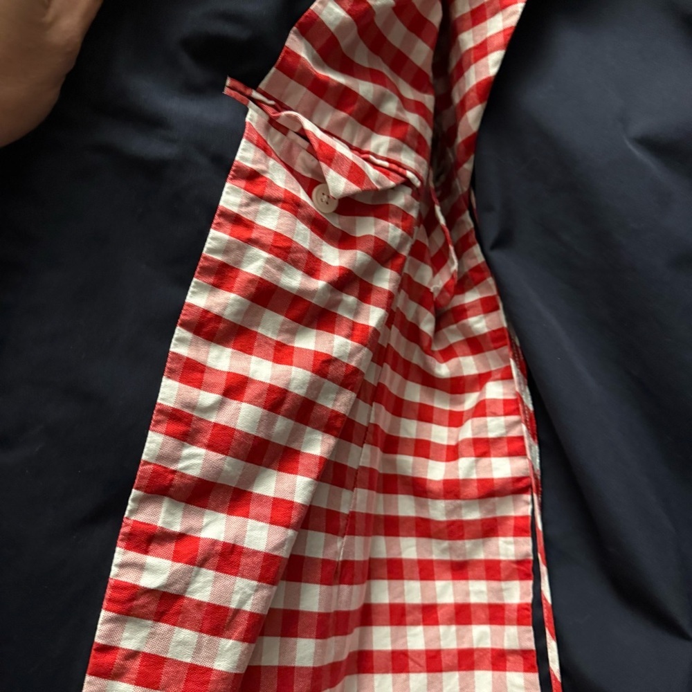 Thom Browne Dark Blue Men's Jacket with Red Accents - Picture 5 of 13